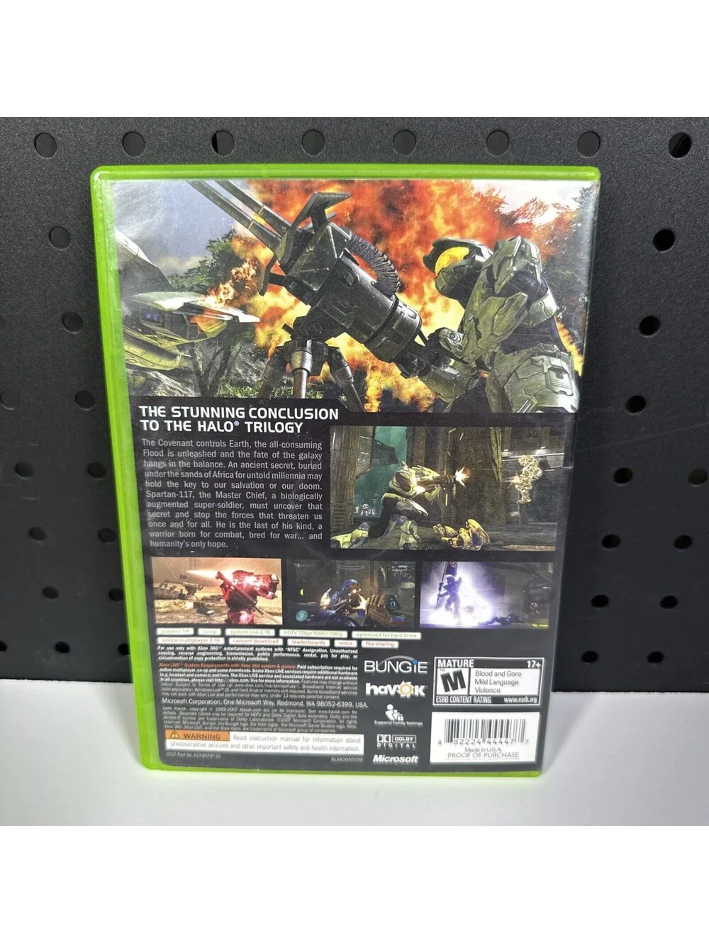 Halo 3 (Xbox 360, 2007) Complete With POSTER CIB
